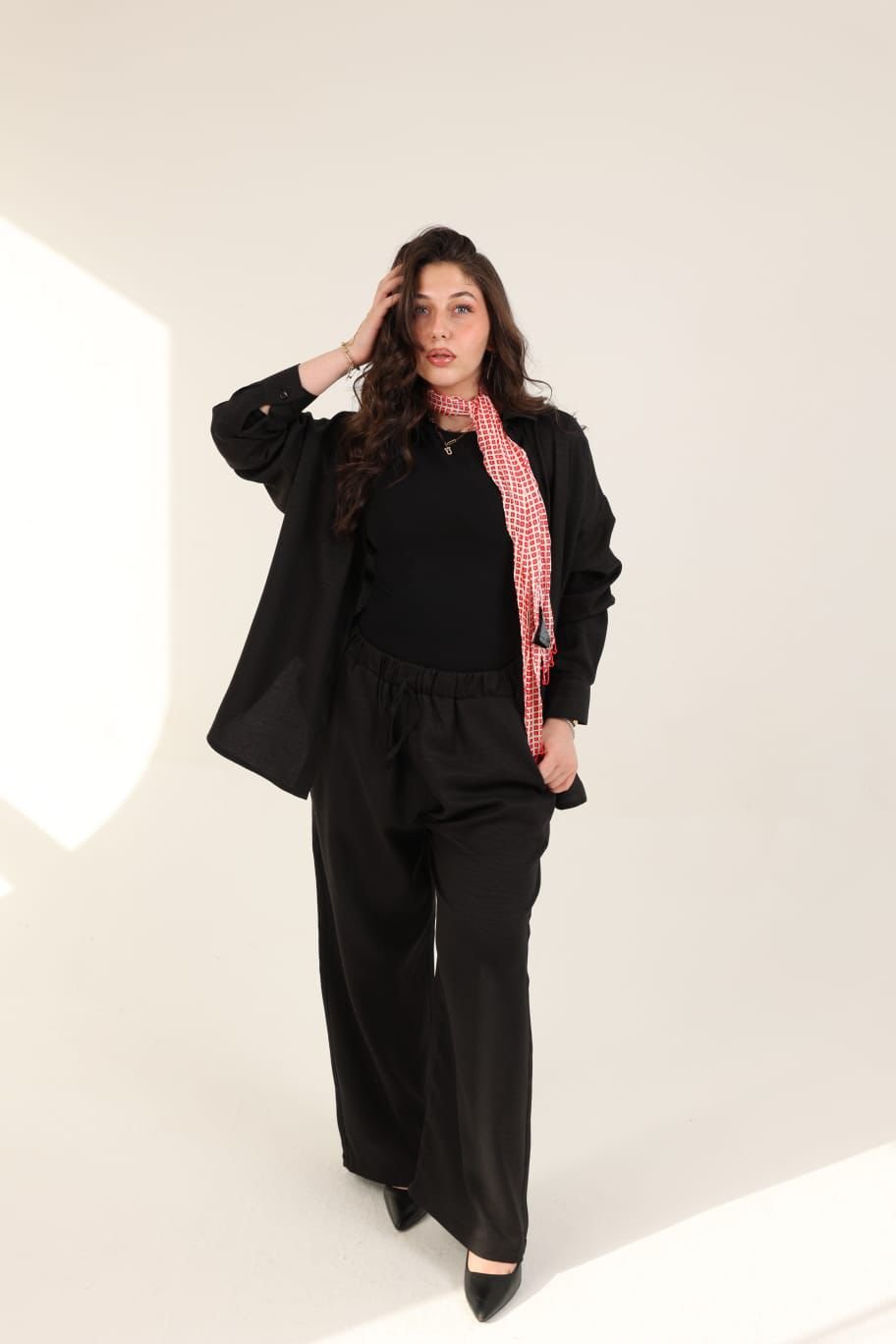 Black evening set